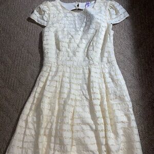 Alya brand dress with cutout back lace look